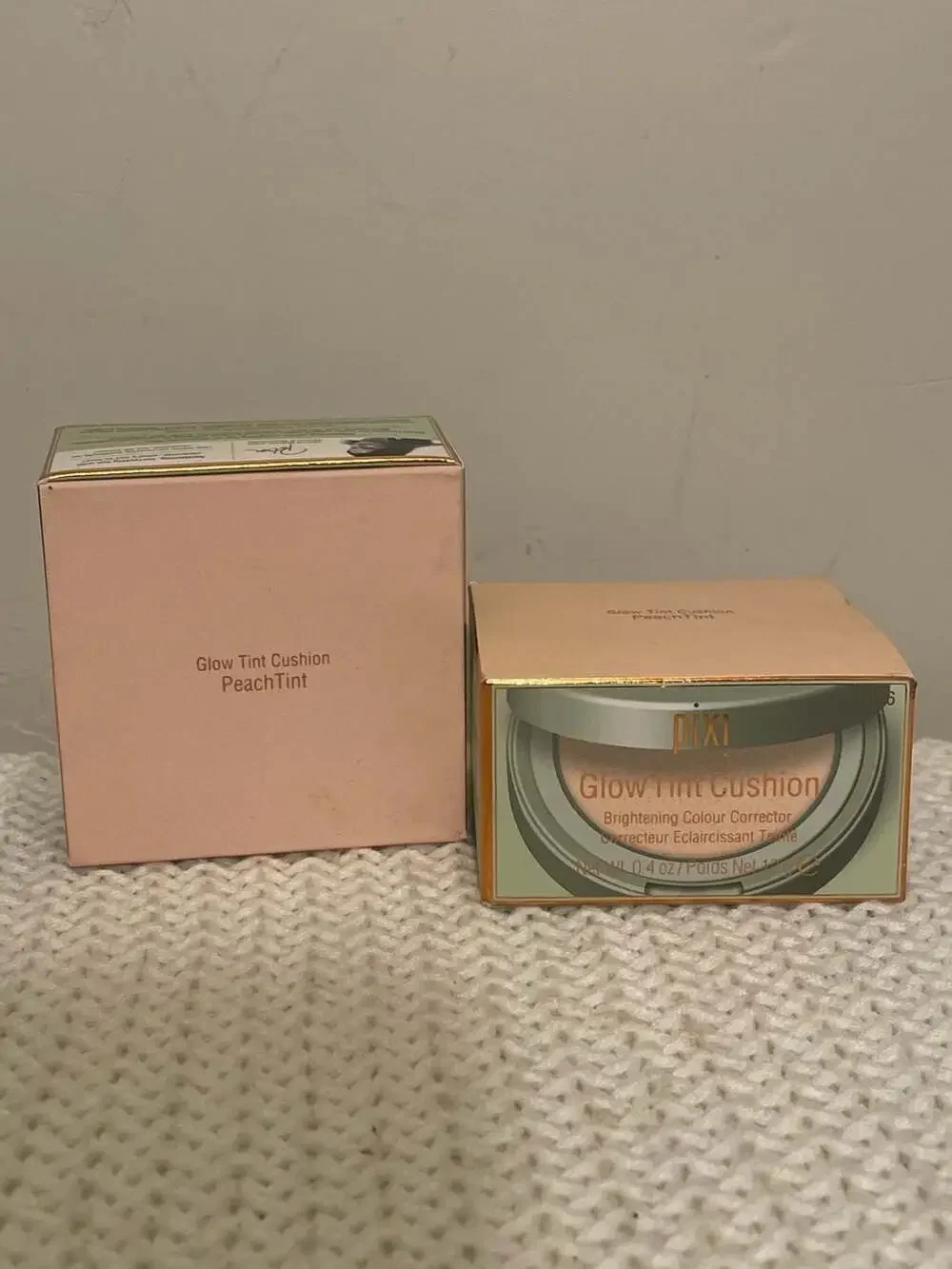 Pixi Glow Tint Cushion PeachTint Brightering Color Corrector 2-Pack